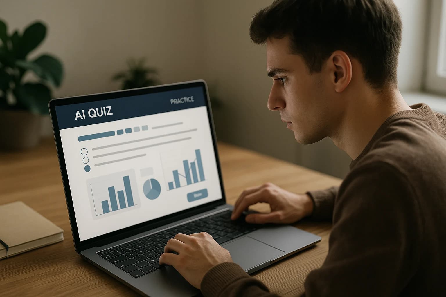 Quiz com IA orientado por lacunas